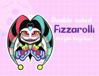 Image 1 of Helluva Boss Fizzarolli Keychain Charm