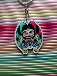 Image 2 of Helluva Boss Fizzarolli Keychain Charm