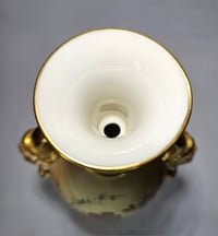 Image 7 of Royal Worcester Vase with mask boss handles #3