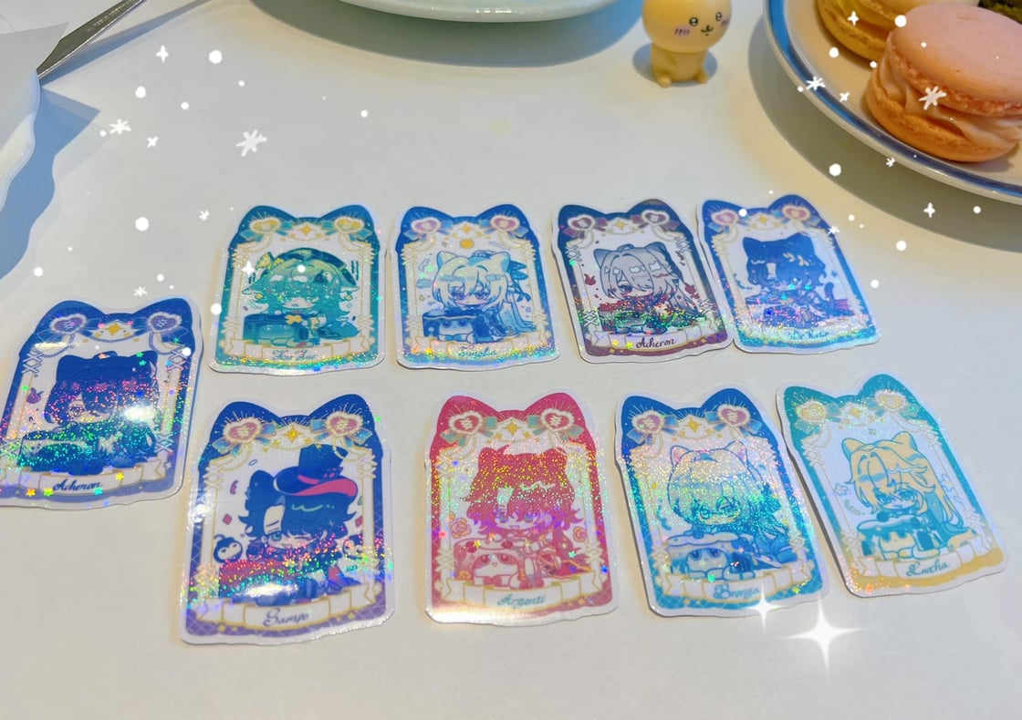 Image of [6cm] HSR - Candy kitty - sticker pack