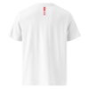 Monte Rosa T-shirt in Cotone Organico Unisex bianco / rosso PULSE