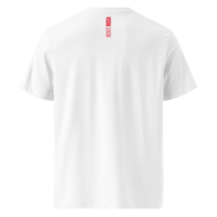 Image 2 of Monte Rosa T-shirt in Cotone Organico Unisex bianco / rosso PULSE