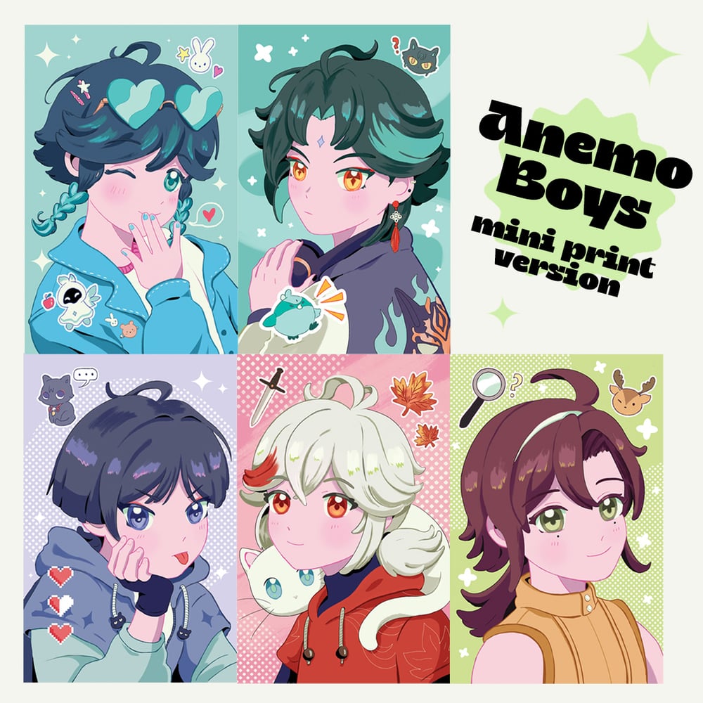 Image of Anemo Boys Mini Print