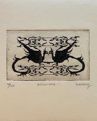 Image 2 of blackwork prints (full set)