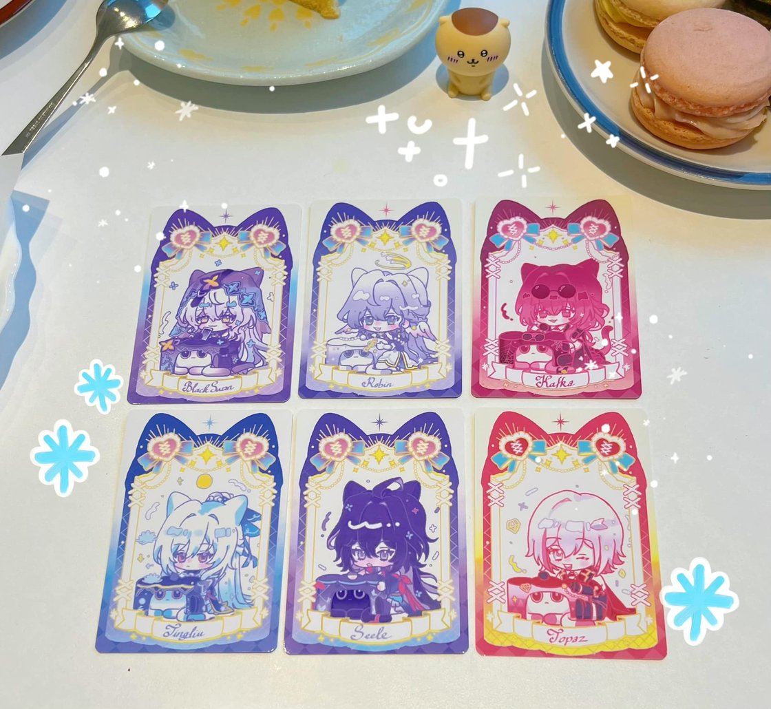 Image of [6x9cm] HSR - Candy Kitty Cards