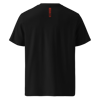 Monviso T-shirt in Cotone Organico Unisex nero / rosso PULSE