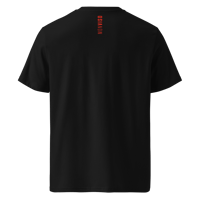 Image 2 of Monviso T-shirt in Cotone Organico Unisex nero / rosso PULSE