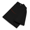 Monviso T-shirt in Cotone Organico Unisex nero / rosso PULSE