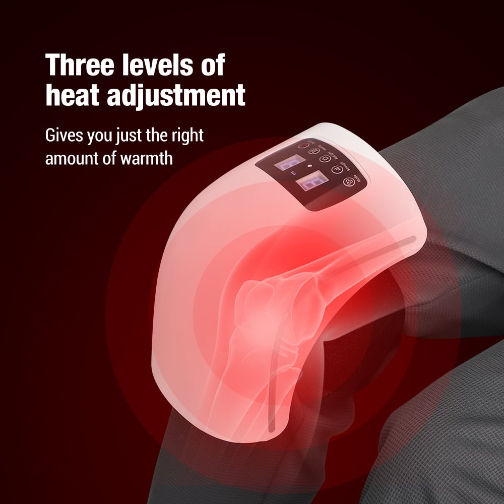 MSL Knee Massager Physiotherapy Infrared Knee Pads for Relief Heating Temperature Air Pressure