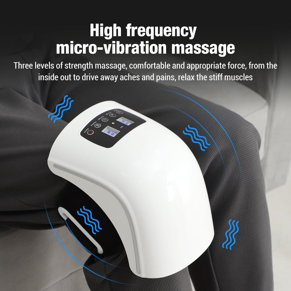 MSL Knee Massager Physiotherapy Infrared Knee Pads for Relief Heating Temperature Air Pressure