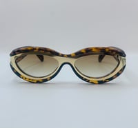 Image 3 of Gold and Leopard Sunglasses 