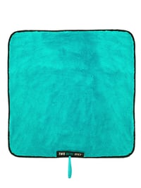 Image 3 of Two bare feet changing mat (teal) 