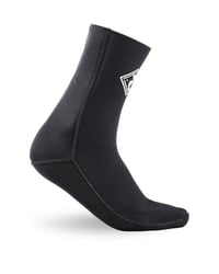 Image 1 of Two bare feet 7mm neoprene wetsuit socks 