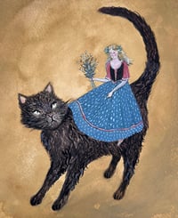 Go on, Black Cat - Print