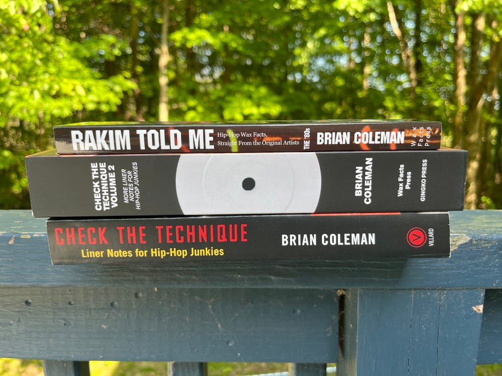 Image of 3 BOOK "JS" BUNDLE - "Rakim Told Me," "Check the Technique Vol. 1" and "Check the Technique Vol. 2"