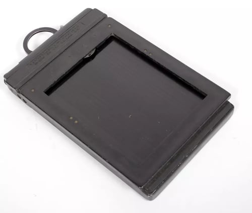 Image of Graflex Grafmatic 1168 Slotted 4X5 Film Holder for SLR cameras #4410