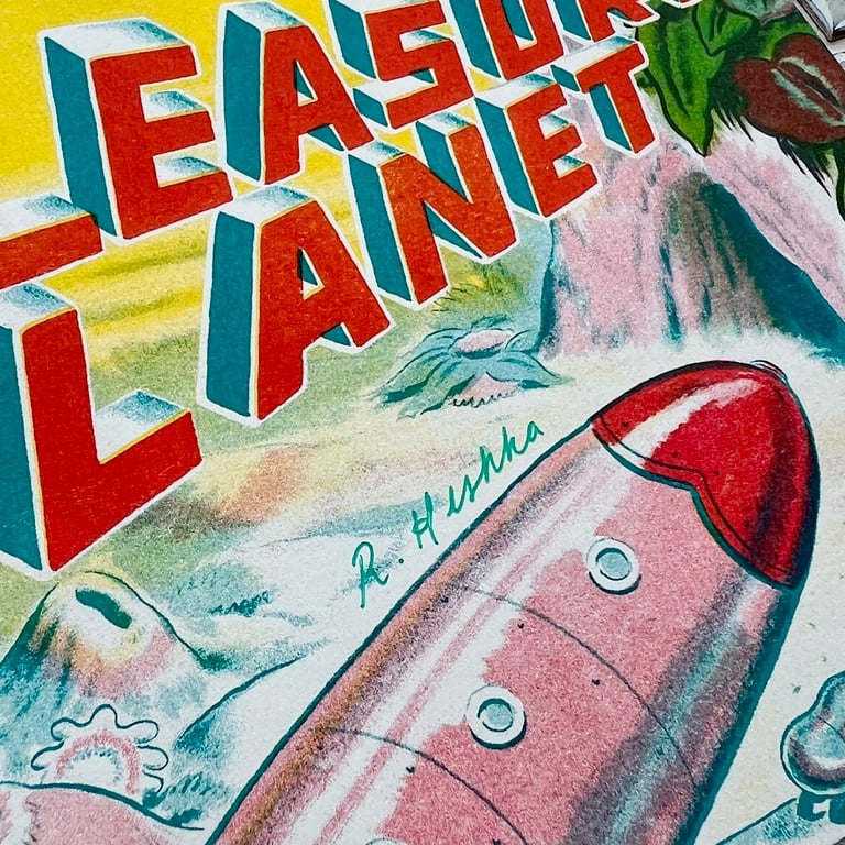 Pleasure Planet by Ryan Heshka - SIGNED Image 2