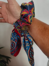 Image 8 of Recycled sari boho scrunchies -SEE ALL PICS