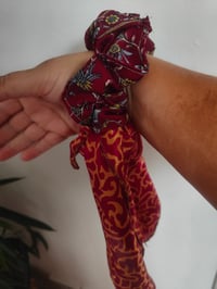 Image 10 of Recycled sari boho scrunchies -SEE ALL PICS