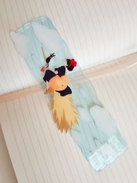 Image 4 of PRE-ORDER Flying Witch & Cat Acrylic Bookmark