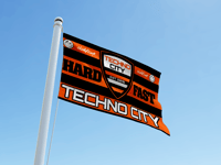 Image 2 of Techno City Jersey & 90CM X 150CM FLAG Flag Combo