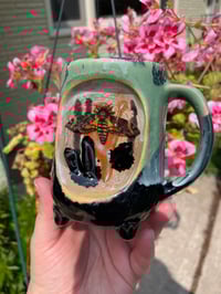 Image 1 of Handmade Death's Head Moth Diorama Mug