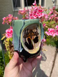 Image 2 of Handmade Death's Head Moth Diorama Mug