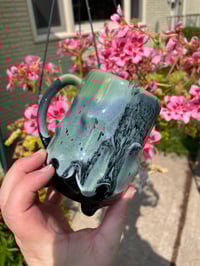 Image 3 of Handmade Death's Head Moth Diorama Mug
