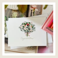 Image 1 of Gold Lux : Congratulations : Wedding Greeting Card