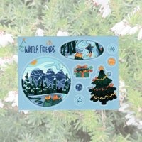 winterfriends stickersheet