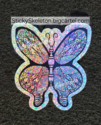 Glitter Butterfly sticker