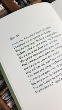 Image 3 of Afters, by David Beaudouin - letterpress printed poetry chapbook