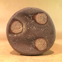 Image 4 of Wood fired & scripted cylinder vase