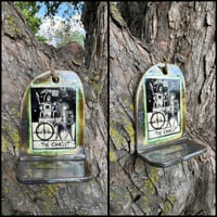 Image 5 of Ceramic Mini Shelf, Tarot Shelf, Small Altar Shrine, Tarot, Ceramic Shrine, Ceramic Wall Shelf