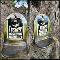 Image 1 of Ceramic Wall Shelf, Tarot Cards, Trinket Shelf, Ceramic Alter, Ceramic Shrine