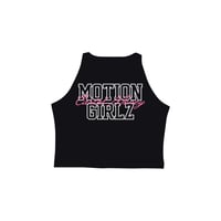 Image 2 of New Women’s Black CMC X Motion Girls Crop Tanks 