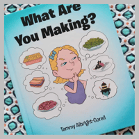 Image 1 of "What Are You Making?"  Children's Girls and Boys Book - Blue Paperback and Hardcover, Silly, Gross 