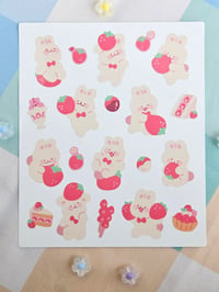 Image 4 of Sweetberry Buns Sticker Sheet