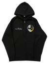 Embroidered Zip Hoodie
