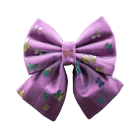 Image 2 of Dog Bow - Butterflies