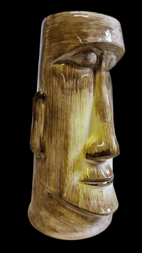Image 3 of Vintage Polynesian Village Moai Mug FREE SHIPPING 