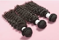 Image 4 of Premium Virgin Deep Wave Hair Bundles 
