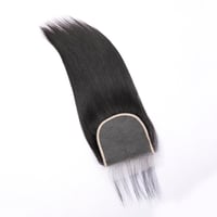 Image 1 of Straight 5x5 HD Lace Closure 
