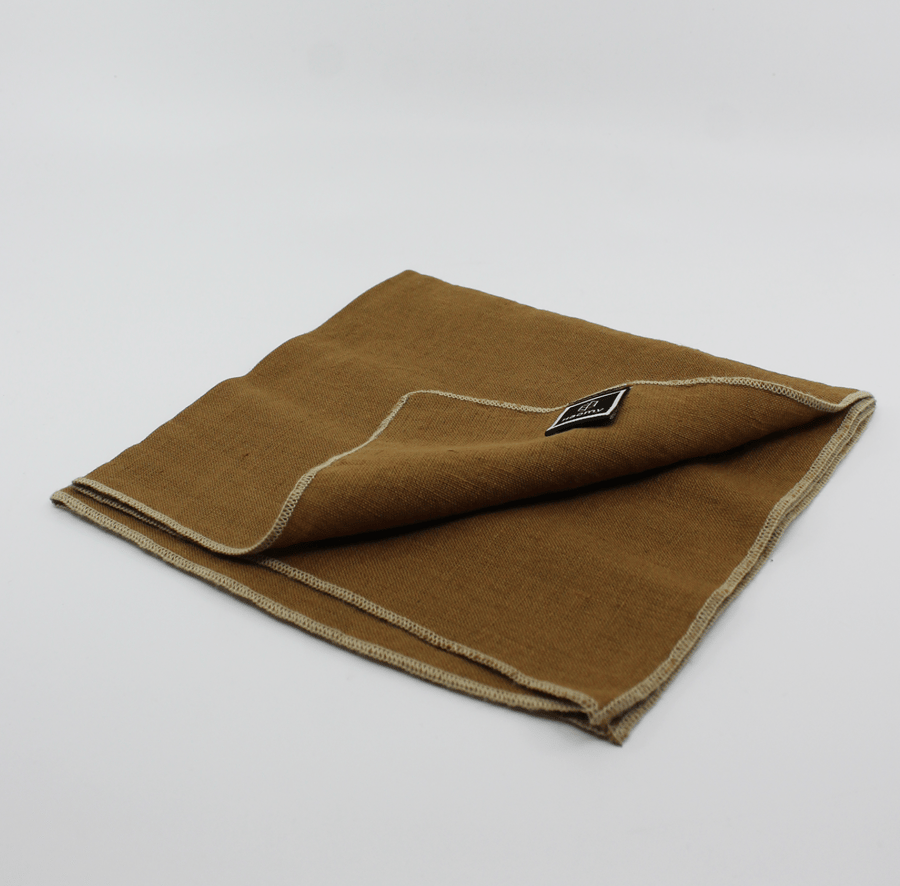 Image of Tobacco French Linen Napkin 