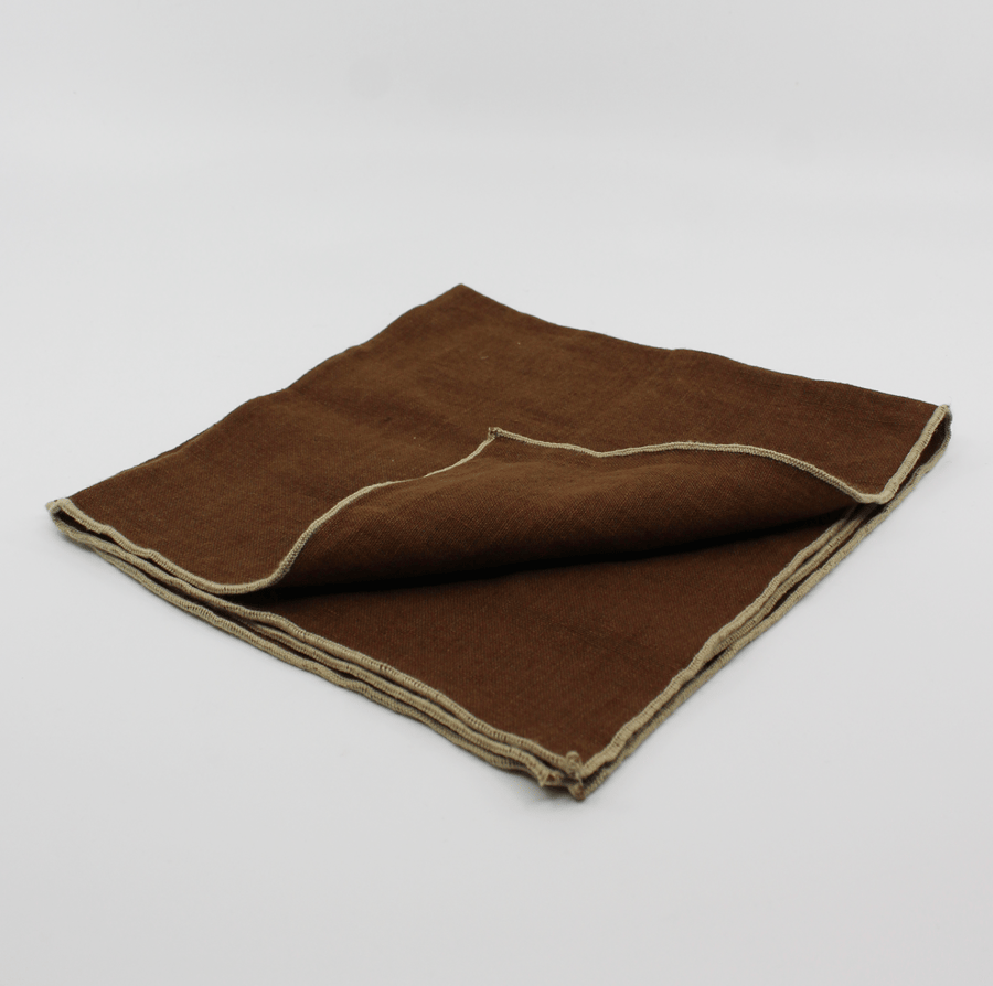 Image of Walnut French Linen Napkin 