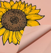 Image 1 of Sunflower Wrapping Paper 