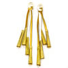 Cascading Fringe Earrings (Golden Hoop)