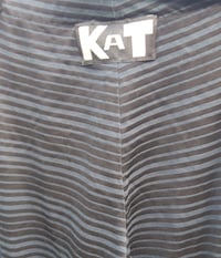 Black/grey stripe Kat Pants - small only