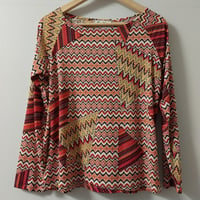 Image 1 of KylieJane  long sleeve tshirt -zigzagged