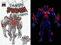 Image 2 of 【sold out】zzzoutsidebird 1/12 symbiote spiderman 2099 action figure